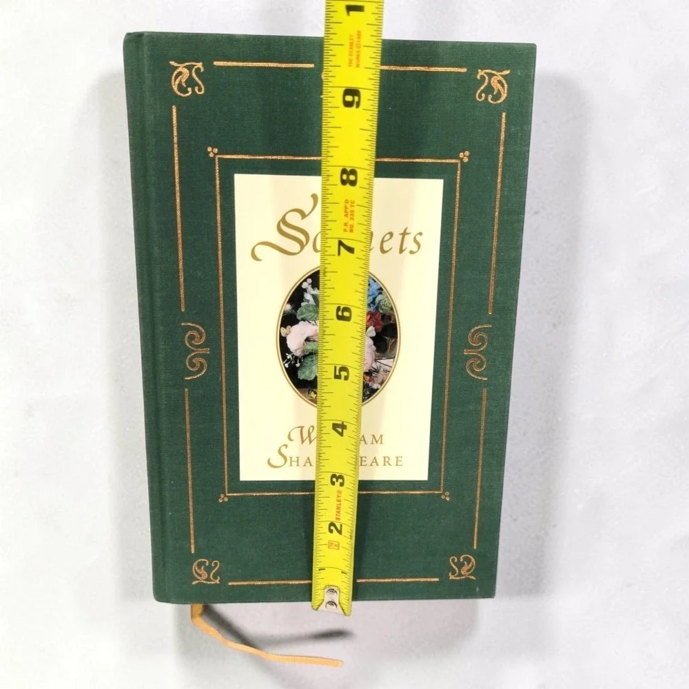 VTG Barnes & Noble The Sonnets William Shakespeare Hardcover Green Gold Y2K 2001